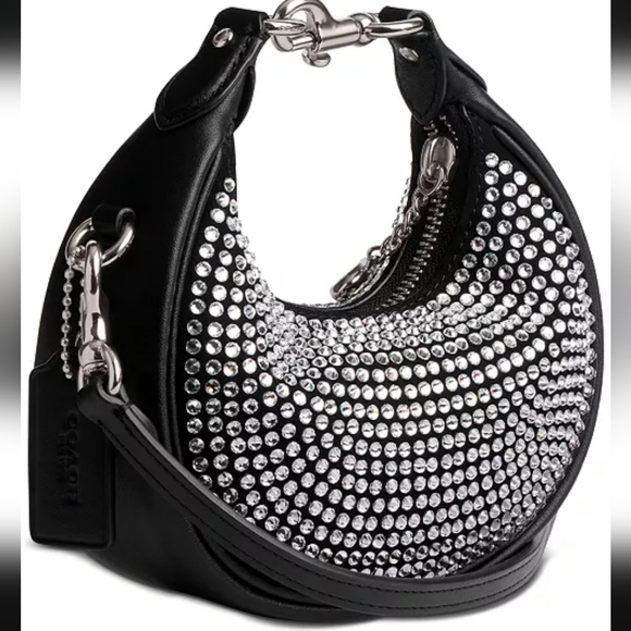 Coach Handbags - NWT-Coach Black Studded Bag